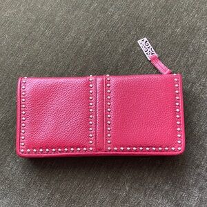 Red Studded Wallet